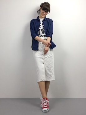 ちゃら(永安いずみ)さん（レディース・173cm）の春コーディネート