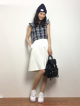 ちゃら(永安いずみ)さん（レディース・173cm）の春コーディネート