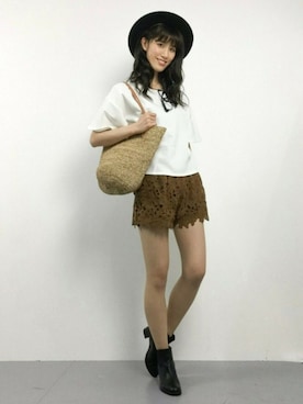 ちゃら(永安いずみ)さん(レディース・173cm)の夏コーディネート