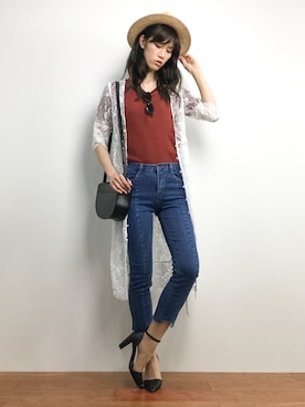 ちゃら(永安いずみ)さん（レディース・173cm）の夏コーディネート