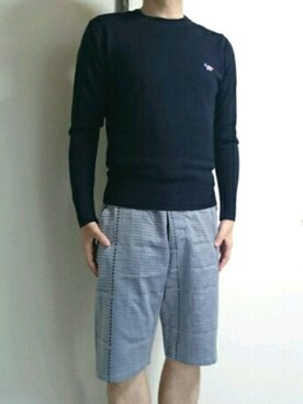 「mintdesigns（ミントデザインズ）のアイテム（パンツ）」を使った、negermeさん（メンズ・165cm）の春コーディネート