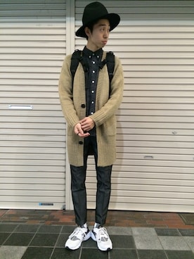 「GIGGER」｜CHIMMYさん（メンズ・174cm）の秋コーディネート