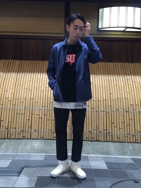 「GIGGER」｜CHIMMYさん（メンズ・174cm）の春コーディネート