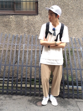 「GIGGER」｜CHIMMYさん（メンズ・174cm）の夏コーディネート