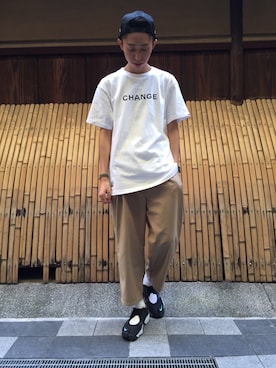 「Sourcream」｜CHIMMYさん（メンズ・173cm）の夏コーディネート