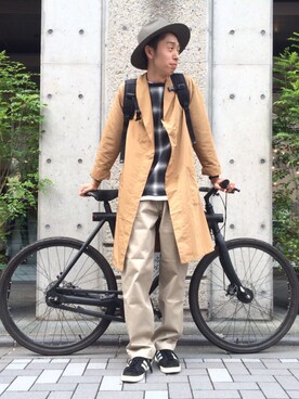 「GIGGER」｜CHIMMYさん（メンズ・173cm）の秋コーディネート