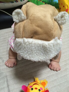 「babygap」｜「アイテム（おもちゃ）」を使った、そ でさん（キッズ・70cm）の夏コーディネート