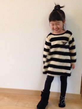 maroさん（キッズ・100cm）の秋コーディネート