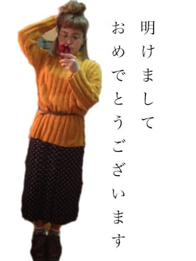「前髪ぱっつん」｜イ ハ ナ ツ キさん（レディース・159cm・20代）の冬コーディネート