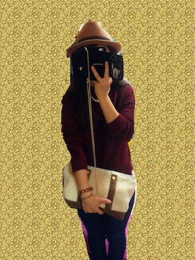 「Marc by Marc Jacobs（マークバイマークジェイコブス）のアイテム（アクセサリー）」を使った、Rさん（レディース・150cm・10代）の秋コーディネート