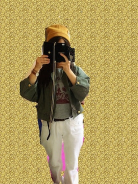 「Marc by Marc Jacobs（マークバイマークジェイコブス）のアイテム（アクセサリー）」を使った、Rさん（レディース・150cm・10代）の秋コーディネート
