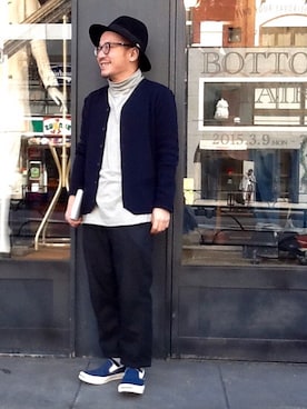 「MARTIN MARGIELA（マルタンマルジェラ）のアイテム（その他）」を使った、ASATAKUさん（メンズ・160cm）の春コーディネート