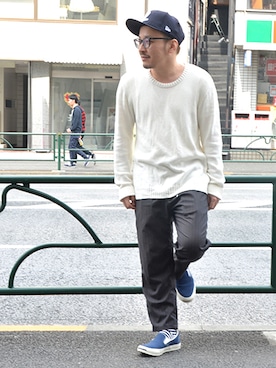 「2 class.ics（トゥークラスドットイクス）のアイテム」を使った、ASATAKUさん（メンズ・160cm）の春コーディネート