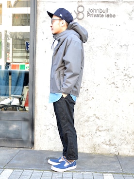 「2 class.ics（トゥークラスドットイクス）のアイテム」を使った、ASATAKUさん（メンズ・160cm）の春コーディネート