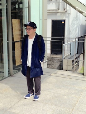 「2 class.ics（トゥークラスドットイクス）のアイテム」を使った、ASATAKUさん（メンズ・160cm）の春コーディネート