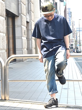 「2 class.ics（トゥークラスドットイクス）のアイテム」を使った、ASATAKUさん（メンズ・160cm）の春コーディネート