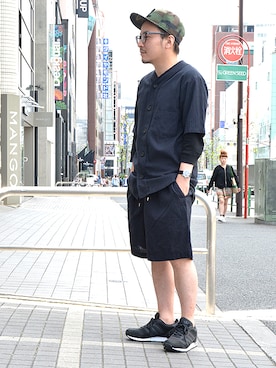 「2 class.ics（トゥークラスドットイクス）のアイテム」を使った、ASATAKUさん（メンズ・160cm）の春コーディネート