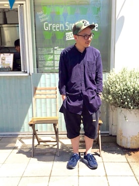 「2 class.ics（トゥークラスドットイクス）のアイテム」を使った、ASATAKUさん（メンズ・160cm）の春コーディネート