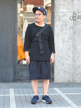 「2 class.ics（トゥークラスドットイクス）のアイテム」を使った、ASATAKUさん（メンズ・160cm）の夏コーディネート