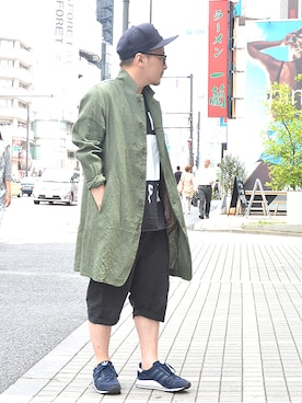 「2 class.ics（トゥークラスドットイクス）のアイテム」を使った、ASATAKUさん（メンズ・160cm）の春コーディネート