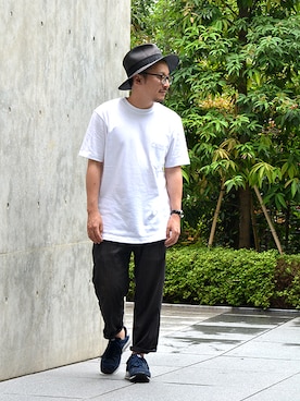 「Johnbull Private labo（ジョンブルプライベートラボ）のアイテム」を使った、ASATAKUさん（メンズ・160cm）の夏コーディネート