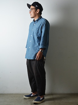 「2 class.ics（トゥークラスドットイクス）のアイテム」を使った、ASATAKUさん（メンズ・160cm）の秋コーディネート