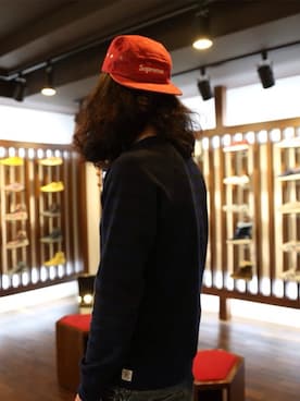 「REIGNING CHAMP（レイニングチャンプ）のアイテム（スウェット）」を使った、charlesさん（メンズ・170cm）の冬コーディネート