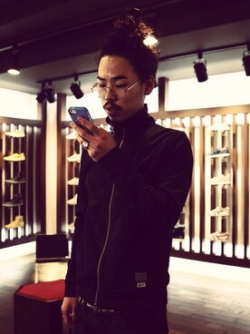 「ODD FUTURE（オッドフューチャー）のアイテム」を使った、charlesさん（メンズ・170cm）の冬コーディネート