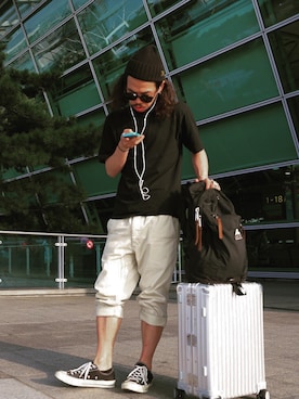 「ODD FUTURE（オッドフューチャー）のアイテム」を使った、charlesさん（メンズ・170cm）の夏コーディネート