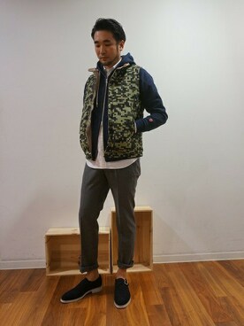 TK STAFF 002さん（メンズ・178cm）の冬コーディネート