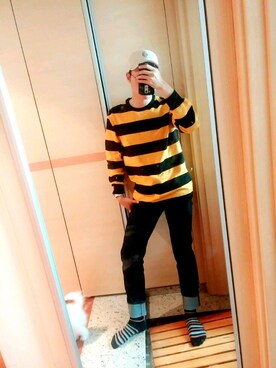 「bee」｜조민우さん（メンズ・180cm）の春コーディネート