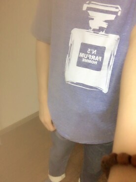 「アベールのアイテム（デニムパンツ、ブルー系）」を使った、ruさん（メンズ・164cm）の春コーディネート