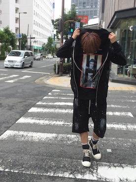 「L.H.P（エルエイチピー）のアイテム（パンツ）」を使った、NAOさん（メンズ・177cm）の秋コーディネート