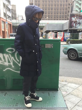 「DRKSHDW by RICK OWENS（ダークシャドウ バイ リックオウエンス）のアイテム」を使った、NAOさん（メンズ・177cm）の秋コーディネート