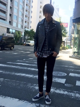 「SEVESKIG（セヴシグ）のアイテム」を使った、NAOさん（メンズ・177cm）の秋コーディネート