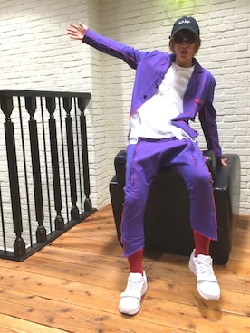 「sulvam（サルバム）のアイテム（パンツ）」を使った、NAOさん（メンズ・177cm）の冬コーディネート