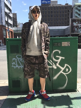「L.H.P（エルエイチピー）のアイテム」を使った、NAOさん（メンズ・177cm）の春コーディネート