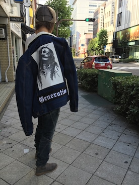 「REPRESENT（リプレゼント）のアイテム」を使った、NAOさん（メンズ・177cm）の夏コーディネート