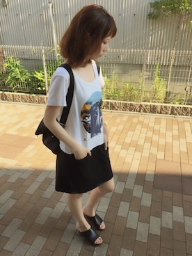 「SEE BY CHLOE（シーバイクロエ）のアイテム（ワンピース/ドレス）」を使った、hakuさん（レディース・163cm）の夏コーディネート