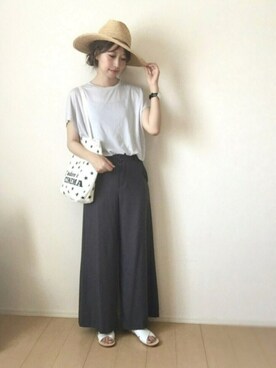 hakuさん（レディース・163cm）の夏コーディネート