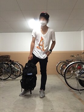 「Alexandros」｜秀丸さん（メンズ・175cm）の夏コーディネート