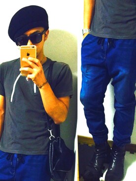 「ベレー帽推奨委員会」｜Seiyaさん（メンズ・170cm）の夏コーディネート