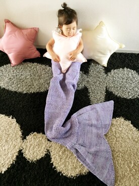 「マーメイド」｜「アイテム（その他）」を使った、ｋａｎｏｎさん（キッズ・80cm）の秋コーディネート