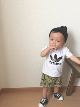 souta✭さん（キッズ・80cm）の夏コーディネート