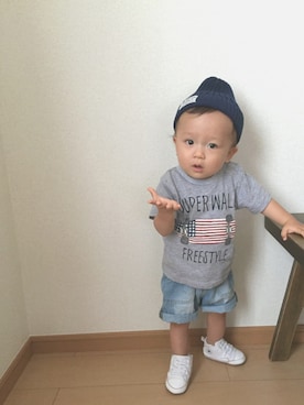 souta✭さん（キッズ・80cm）の夏コーディネート