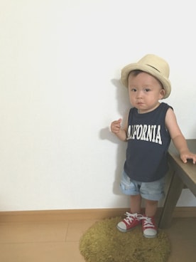 souta✭さん（キッズ・80cm）の夏コーディネート