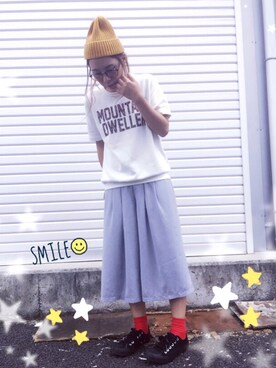 「どカジュアル」｜ゆっこさん（レディース・152cm）の秋コーディネート