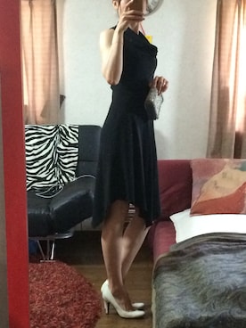 「MK MICHEL KLEIN（エムケーミッシェルクラン）のアイテム（ワンピース/ドレス）」を使った、m*☪さん（レディース・168cm）の夏コーディネート
