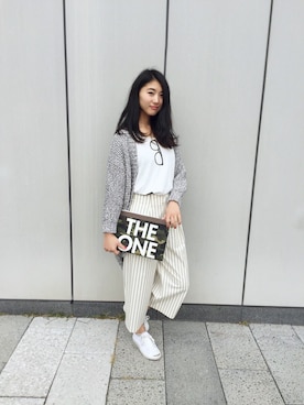 「サングラススタイル」｜「アイテム（その他）」を使った、miho nomuraさん（レディース・166cm）の冬コーディネート