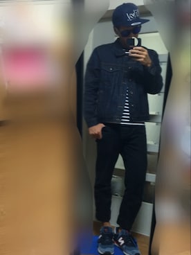 「CASSETTE（カセット）のアイテム」を使った、Hurly-Xさん（メンズ・177cm）の秋コーディネート